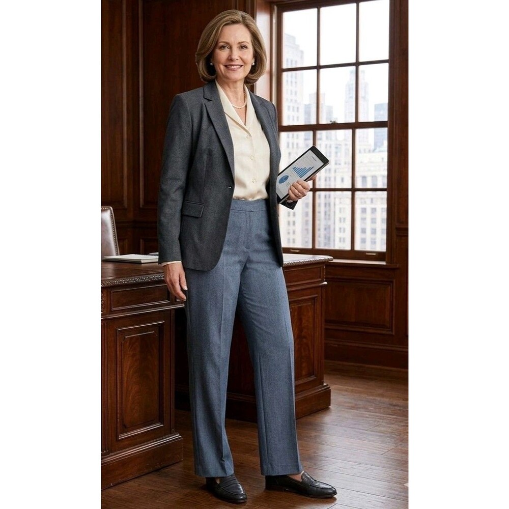 CHICO'S NWT The Ultimate  Carrie Índigo Pants Sz 2.5 (14) MSRP $56.00